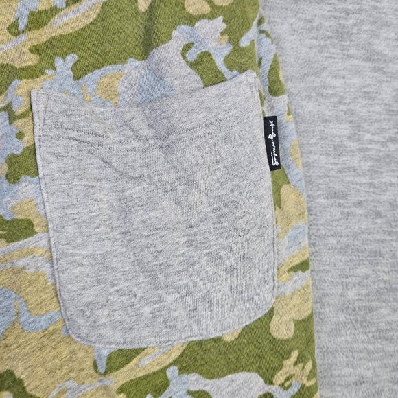 Uniqlo Sprz NY Andy Warhol Green Gray Camo Pull-on Jogger Women's Size S - Picture 8 of 8